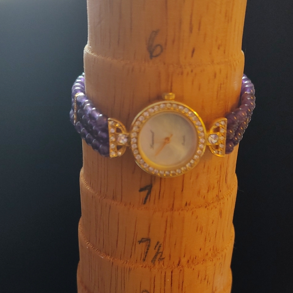 Amethyst Beaded Watch - Picture 2 of 7
